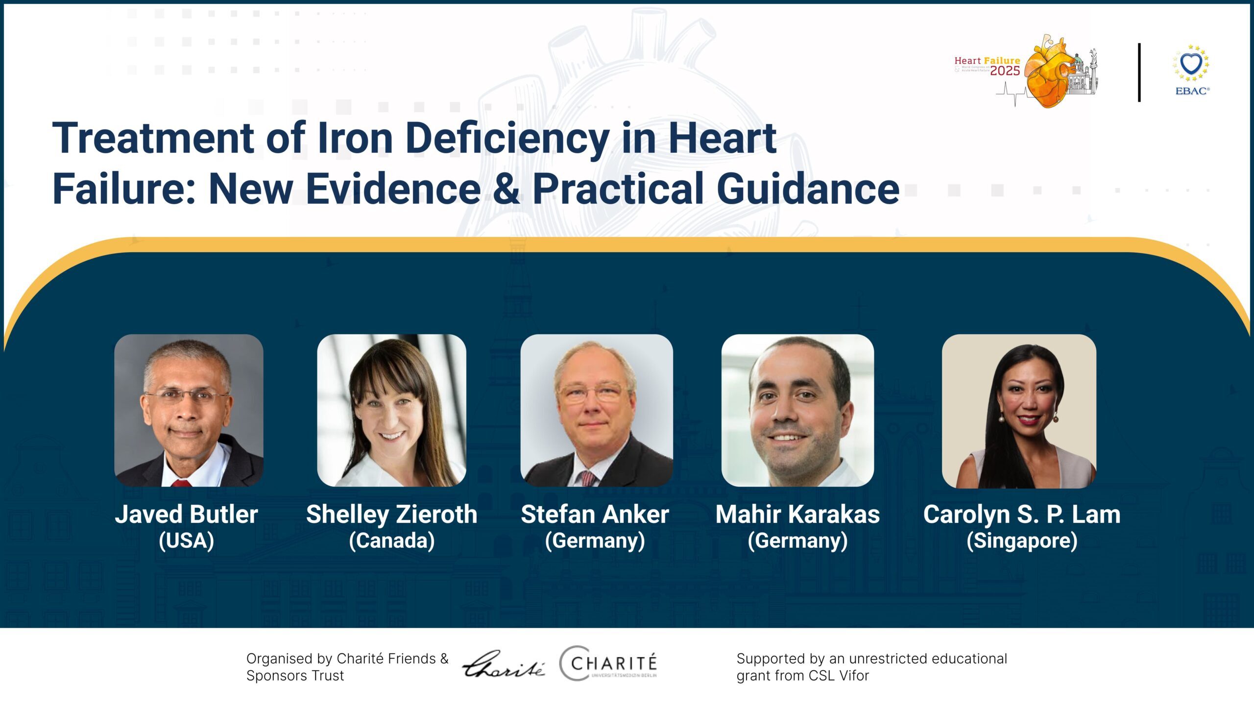 Treatment of Iron Deficiency in Heart Failure- New Evidence & Practical Guidance